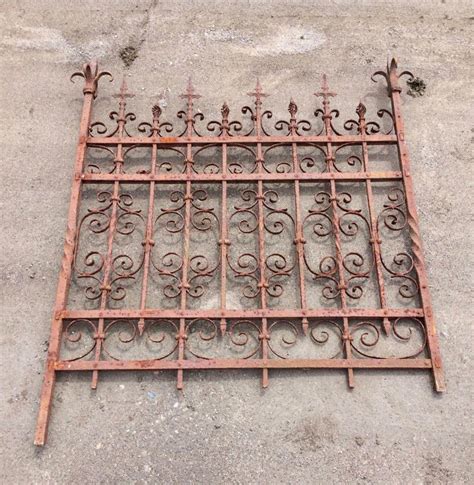 antique metal fencing